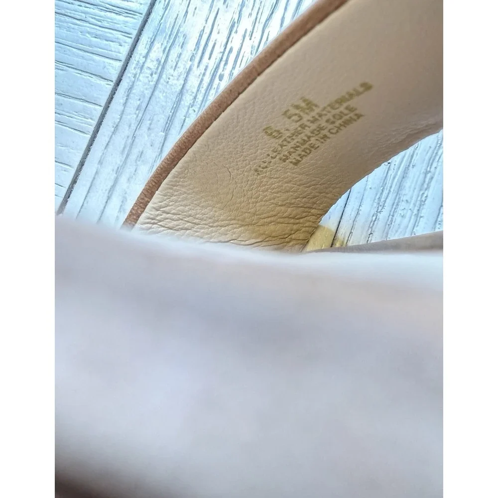 Antonio‎ Melani Women Tan Leather Strappy Espadrille 4